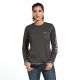 Ariat Women's Rebar Workman Logo T-Shirt Charcoal