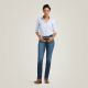 Ariat Women's REAL Perfect Rise Abby Straight Leg Jean