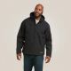 Ariat Men's Rebar Stretch Canvas Softshell Hooded Logo Jacket