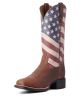 Ariat Women's Round Up Patriot Western Boot