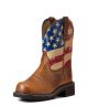 Ariat Women's Fatbaby Heritage Patriot Western Boot