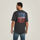 Ariat Men's Charger Vertical Flag Tee