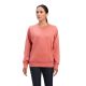 Ariat Women's Rebar Workman Washed Fleece Sweatshirt Faded Rose