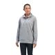 Ariat Women's Rebar Skill Set 1/2 Zip Grey Pullover Hoodie