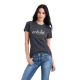 Ariat Women's Ariat Wheat Script T-Shirt Charcoal