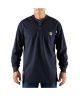 Carhartt Men's Flame-Resistant Force Cotton Long-Sleeve Henley BIG & TALL