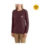 Carhartt Women's Loose Fit Heavyweight Long-Sleeve Pocket T-Shirt