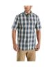 Carhartt Men's Essential Plaid Button Down Short Sleeve Short BIG & TALL