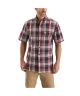 Carhartt Men's Fort Plaid Short Sleeve Shirt BIG & TALL