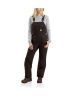 Carhartt Women's Relaxed Fit Washed Duck Insulated Bib Overall