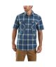 Carhartt Men's Rugged Flex Relaxed-Fit Lightweight Short Sleeve Plaid Shirt