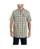 Carhartt Men's Force Relaxed Fit Lightweight Button Plaid Shirt BIG & TALL