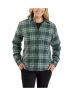 Carhartt Women's Rugged Flex Relaxed Fit Flannel Fleece Lined Plaid Shirt