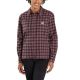 Carhartt Women's Rugged Flex Loose Fit Midweight Flannel Long-Sleeve Plaid Shirt