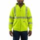 Carhartt Men's High-Vis Thermal-Lined Full-Zip Class 3 Sweatshit BIG & TALL