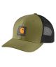 Carhartt Men's Rugged Flex Twill Mesh-Black Logo Patch Cap