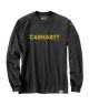 Carhartt Men's Loose Fit Heavyweight Long-Sleeve Logo Graphic T-Shirt