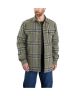 Carhartt Men's Relaxed Fit Flannel Sherpa-Lined Shirt Jacket