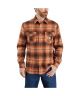Carhartt Men's Rugged Flex Flannel Long-Sleeve Snap-Front Plaid Shirt BIG & TALL