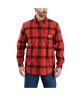 Carhartt Men's Loose Fit Heavyweight Flannel Long-Sleeve Plaid Shirt