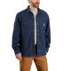Carhartt Men's Relaxed Fit Denim Fleece Lined Snap-Front Shirt Jac