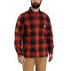 Carhartt Men's Relaxed Fit Flannel Sherpa-Lined Shirt Jac BIG & TALL