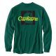 Carhartt Men's Loose Fit Heavyweight Long-Sleeve Pocket Script Graphic T-Shirt