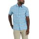 Carhartt Men's Force Sun Defender Lightweight Short-Sleeve Plaid Shirt