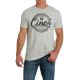 Cinch Men's Heather Grey Logo T-Shirt