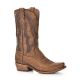 Corral Mens Gold Cowhide Leather Cowboy Boots
