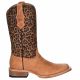 Circle G Kid's Honey Leopard Print Western Boots