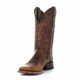 Corral Mens Brown Embroidery Wide Square Toe Cowboy Boots