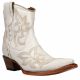 Corral Women's Pearl Embroidery with Zipper Ankle Western Boots