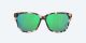 Costa May Shiny Tiger Cowrie Green Mirror Sunglasses