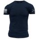 Grunt Style Men's Basic Crew Navy Tee 3XL