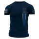 Grunt Style Men's Blue Line Flag Tee