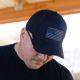 Grunt Style Men's Blue Line Flag Hat