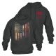 Grunt Style Men's Red Blood Blue Collar Hoodie