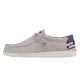 Hey Dude Men's Wally Off White Patriotic