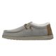 Mens Hey Dude Wally Herringbone Grey