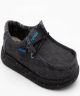 Hey Dude Wally Youth Chambray Wave Rider Casual Shoes