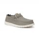 Hey Dude Men's Wally Canvas Stretch Beige