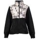 Hooey Ladies Tech Fleece Jacket Black W/Aztec Pattern