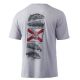 Huk Men's KC Freestyler Stripe Marlin Tee