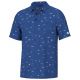 Huk Men's Pursuit Beach Freedom Print Polo