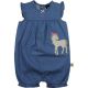 John Deere Infant Girl's Chambray Horse Romper