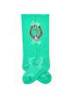 Lucky Chuck Women's Island Cowgirl Teal Socks