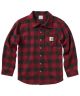 Carhartt Boys Long Sleeve Plaid Shirt