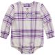 Carhartt Infant Long-Sleeve Flannel Bodysuit