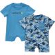 Carhartt Infant Short-Sleeve Fish Print Romper Set